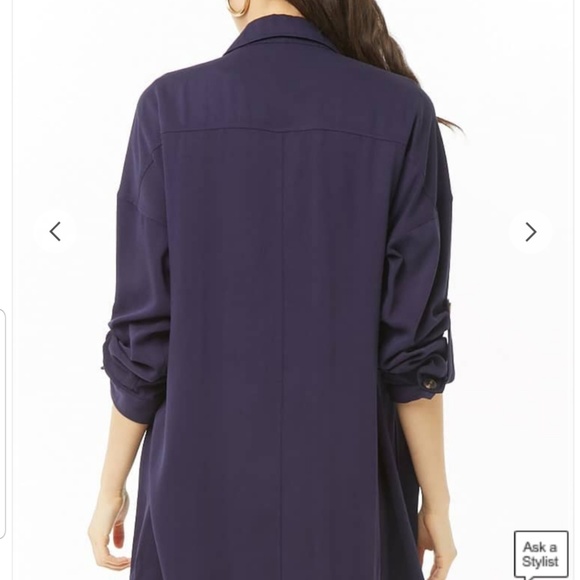 Drape front jacket - Picture 2 of 3